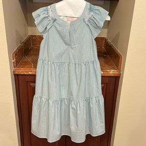 Gal Meets Glam Tiered Flutter Sleeve Dress